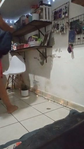 my mother in law on webcam video call 2 part   Clip 3