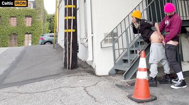 Celtic Iron Pumps 5 Massive Loads Into Channy Crossfire's Creamy Pussy Raw Public