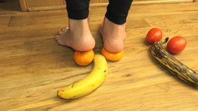 4K Using Fruits to Simulate What I'd do To Fans Cock and Balls