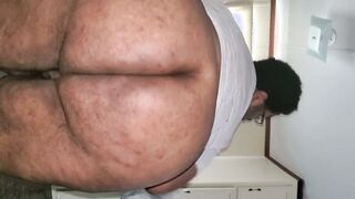 AddiThickums twerks his black ass and gets off with a hot morning workout