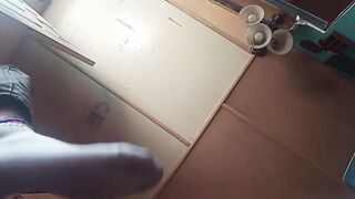 Lil faggot demonstrates off his soles