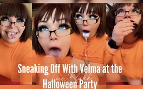 Sneaking off with Velma at the Halloween Party