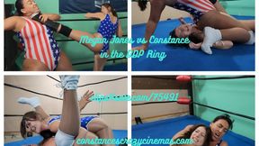 Megan Jones vs Constance in the DDP ring mobile