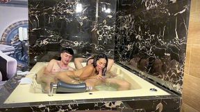 my stepsister waits for her boyfriend to leave so she can ride my dick - aaroon mush