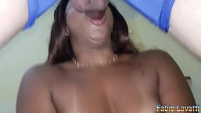 She sticks the whole dick in her mouth and sucks with ease