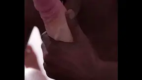 Big Black Mouth On White Monster Cock – Interracial Blowjob Feast