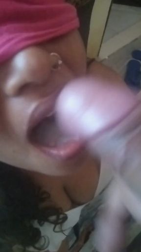 Captivating moment from "Cum drink"