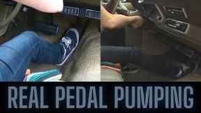 Real Chugging Cold Start 1974 Plymouth Scamp Girl in Worn Vans