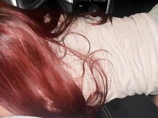 Lalin beauty Teen sucks wang for the first time!! Roadhead!! College angel bitch!