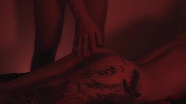Oily sex with Ivana leads to huge facial