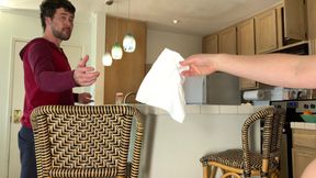 Stepmom in the Kitchen Takes Stepson's Dick After He Takes the Wrong Pills