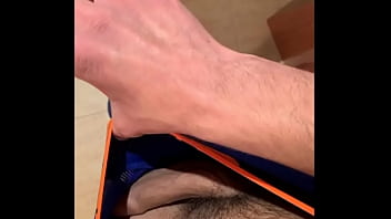 Mi polla con mallas amateur