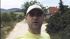 Outside threesome bisexual anal penetrated