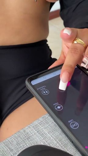 LUSH public LUSH!!! My Stepsister discovers me and then checks on me!!!  I was too horny to stop OMG!!!!   Clip 1