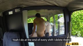 Fake Taxi - Naughty Lucy Love Likes That Ride Outdoors & Gives a Cabbie a Blowjob in Car Leading to a Pussy Creampie