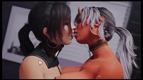 top 5 - best lesbian sex scenes in video games compilation ep.3