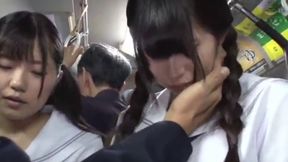 Friends Playfully Tease Each Other - Two Girls Take Turns Cumming Before Their Peers