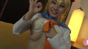 Ichika Ayamori Cosplay Blowjob Thrills Fans Finishes With Hand Job Satisfaction