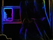 FtM Rave Dance Bottom Strip, Pussy Ass Tease