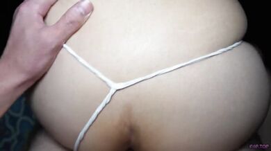 My neighbor yells "embarázame culero", she moans and says "get me pregnant in my ass", first time