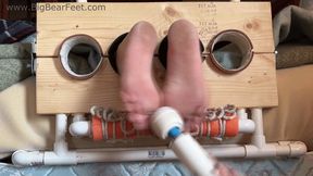 Tickling And Cumming - tickling feet to my cumshot