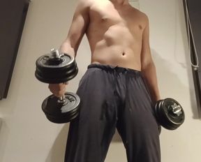 Jerking off While Training #1
