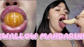 swallow mandarine and banana