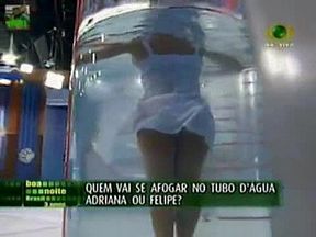 Celebrity upskirt video of spicy Latina model exposing thong