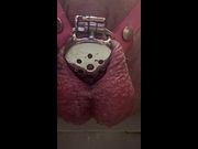 Pissing In Flat Cage