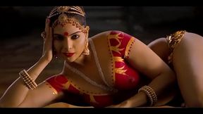 Traditional indian nude dance