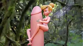 Tinkerbelles Hidden Throbbing Cock Exposed in Steamy Elf Encounter