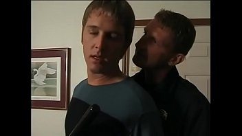 Two smooching male cops sucking dick and fucking tight ass before cumming