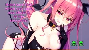 Voiced Hentai JOI - The impossible succubus challenge.