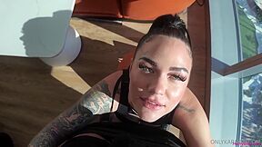 Karmen Karma - Oiled Up Big Booty Pov Sex Tape