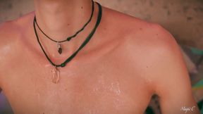 Hot Twink Jerks His Big Cock With Oil Precum And Thick Cum Load