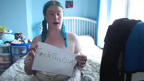 Big-titty babe rants about age verification