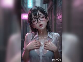 Cute Oriental cg hentai hotty waves u to her in the alley in the rain