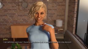 My Hotwife - Gameplay - Roleplay - Beach Oily Fuck with BBC & Vacation with BBC Cock
