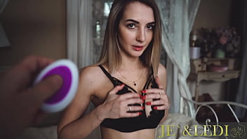Alexia Fox plays with Vibrator in panties solo from the JE`&amp_LEDI brand.