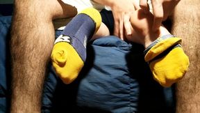 Boyfriend Tickles Argentine Girlfriend's Feet - Crocs and Socks Removal - Part 1