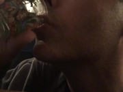 Drinking my pee!
