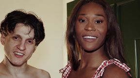 punk british twink takes big black girlcock up his tight posh hole - pov blowjob and anal with facial cumshot - vanniall vs cristiano