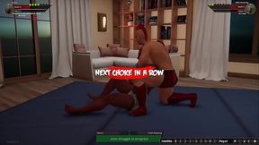 Darius VS Lillith Redwing (Naked Fighter 3D)