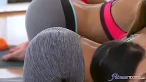 Two naughty gym girls punished by teacher - FULL SCENE - Fitness Rooms