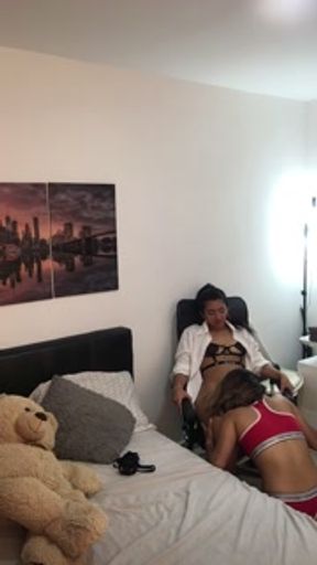 I have sex with my hot girlfriend in a hotel in the city.