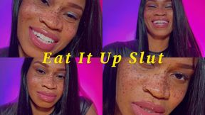 Eat It Up Slut- Ebony Femdom Goddess Rosie Reed Cum Eating Instruction Mental Domination JOI- 1080p HD