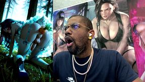transgender bunny cosplayer hands free cumming with a carrot stuck up her tasty slutty ass hole, ai generated