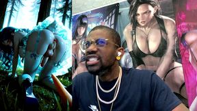 transgender bunny cosplayer hands free cumming with a carrot stuck up her tasty slutty ass hole, ai generated