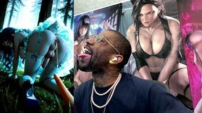 transgender bunny cosplayer hands free cumming with a carrot stuck up her tasty slutty ass hole, ai generated