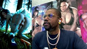 transgender bunny cosplayer hands free cumming with a carrot stuck up her tasty slutty ass hole, ai generated